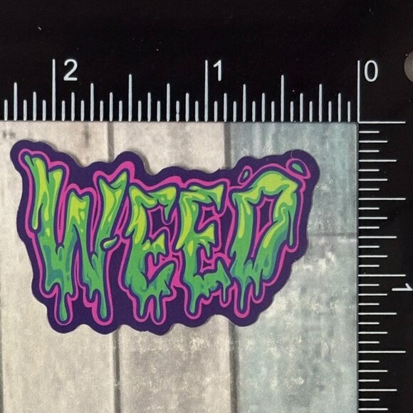 🌀10/$10🌀 Psychedelic 420 Reusable Waterproof Vinyl Sticker Decal - Picture 1 of 1